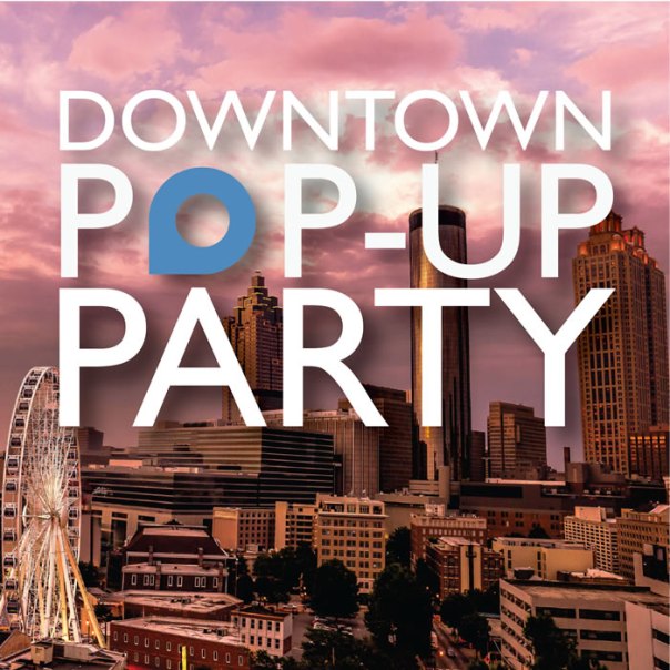 Downtown Pop Up Party square
